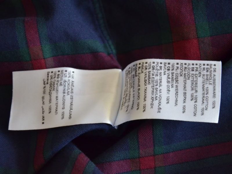 House of Paul Rosen blau/grün/rot kariertes Hemd 40