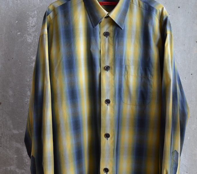 Signum Gelb/Blau/Grün gestreift Herrenhemd 46