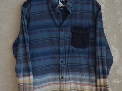 Mehrfarbiges Flanellhemd 42