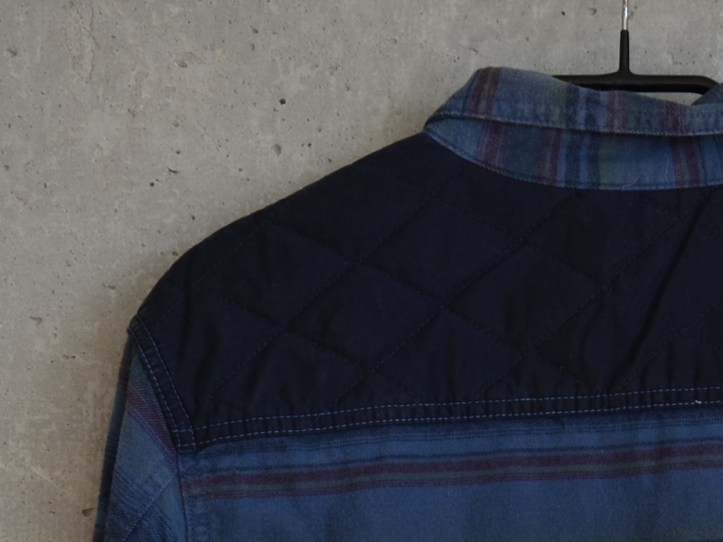 Mehrfarbiges Flanellhemd 42