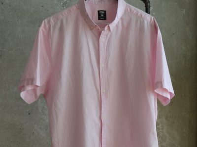 Herren Kurzarm Hemd Größe 45