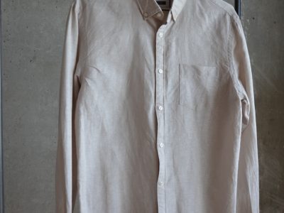 MCNEAL Beiges Leinenhemd, Größe 42