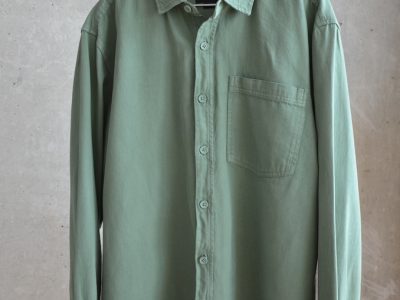 Baumwoll Hemd Olive Größe 44