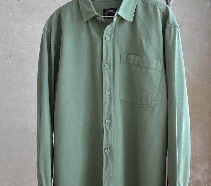 Baumwoll Hemd Olive Größe 44