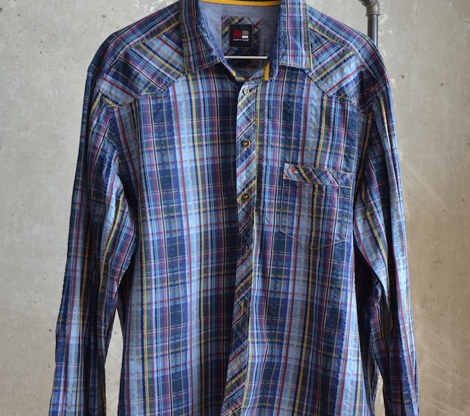 Männer Hemd mehrfarbig 43/44