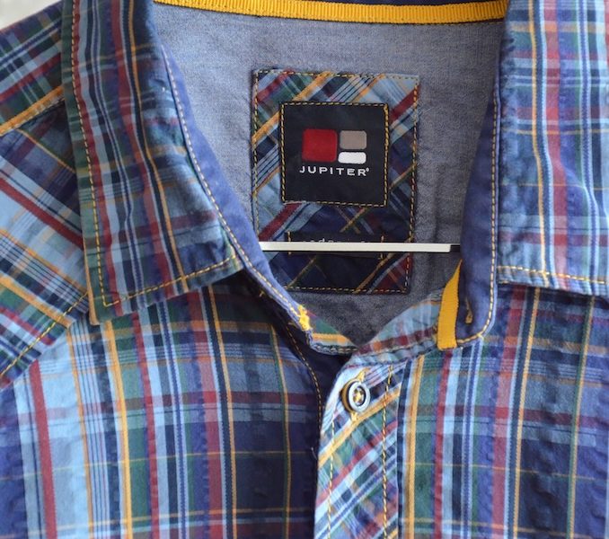 Männer Hemd mehrfarbig 43/44