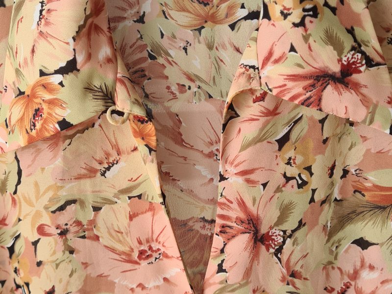 Blumige vintage Bluse