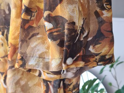 Blumige vintage Bluse