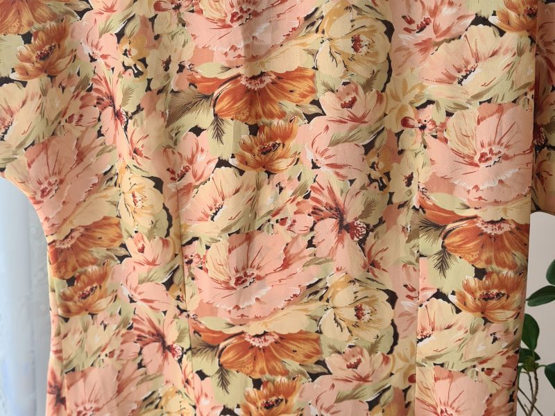 Blumige vintage Bluse