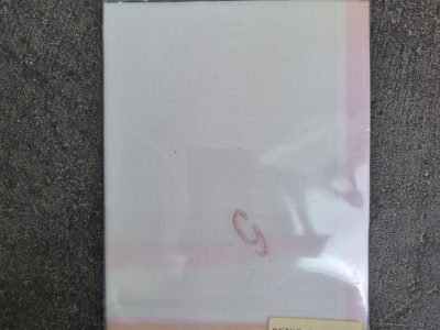 Stofftaschentuch weiß rosa