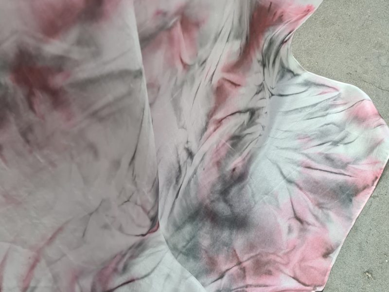 Schal Seide Batik 173 x 49