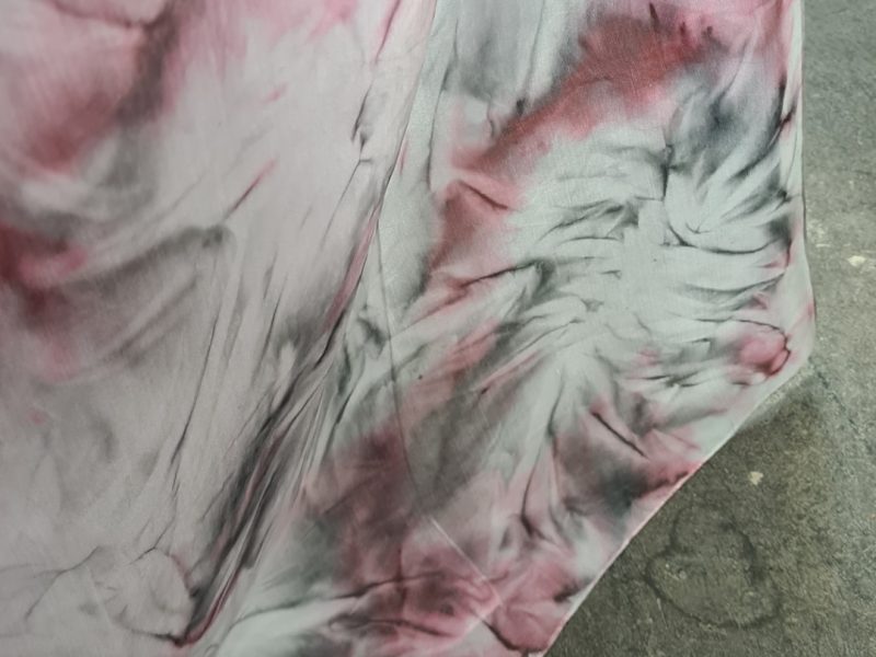 Schal Seide Batik 173 x 49