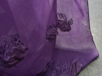 Schal, lila, 186 x 56