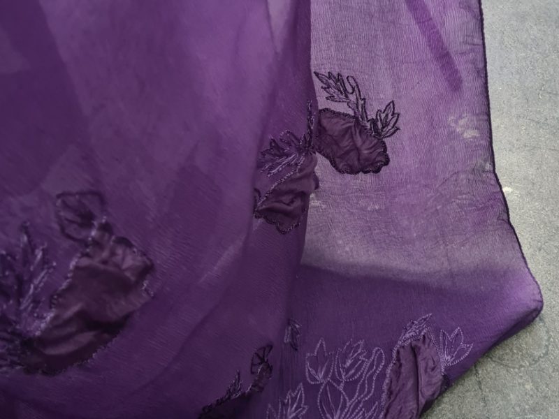 Schal, lila, 186 x 56