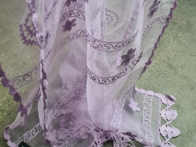 Schal, rose, 200 x 56
