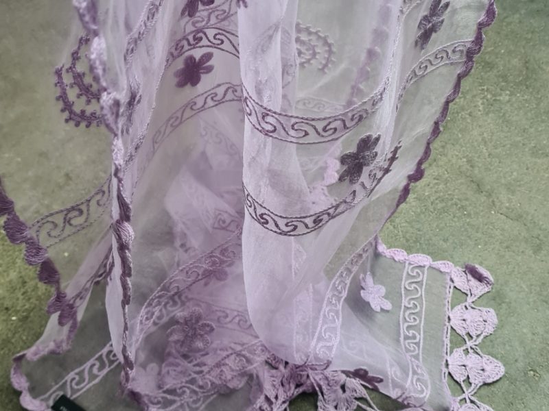 Schal, rose, 200 x 56