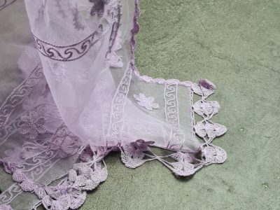 Schal, rose, 200 x 56