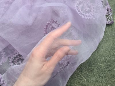 Schal, rose, 200 x 56