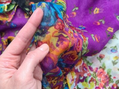 6 bunte Schals